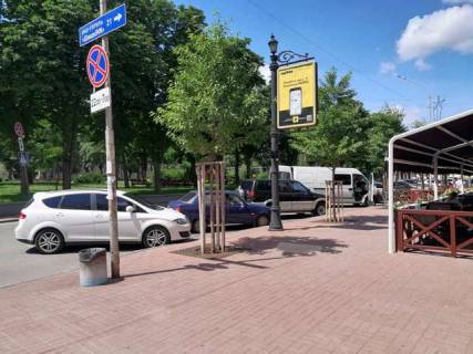 Backlight A in Chernihiv, 1.2x1.8  Miru prosp., 21 (No1) Photo 1