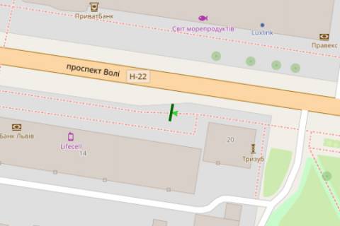Citylight B in Lutsk, 1.2x1.8  Voli prosp., 14 (No3) scheme