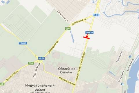 Billboard A in Vasylivka, 3x6  Trasa Dnipro - Pidgorodne - Donec'k, 1-j km. (v Dnepr) scheme