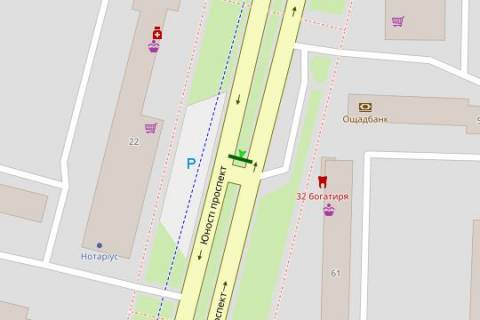 Prismatron, Prism A in Vinnytsia, 3x6  Юності просп., 22 (у напрямку вул. Пирогова) - 258762 scheme