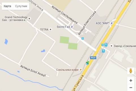 Non-Standard A in Kharkiv, 1.2x1.8  Сумська вул. - Дерев`янка вул., (зупинка) scheme