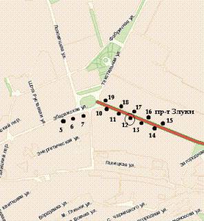 Citylight A in Ternopil, 1.2x1.8  Zluki prosp., 4 scheme
