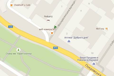 Backlight A in Sumi, 1.2x1.8  Voskresens'ka st., 1 (Pisohidna zona) scheme