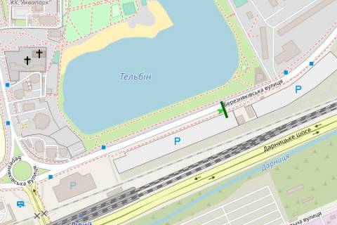 Billboard A in Kyiv, 3x6  Bereznakivs'ka st., 19 A scheme