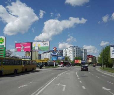 Billboard B in Ivano-Frankivsk, 3x6  Oleksandra Dovzenka st. - Suhomlins'kogo st. (liva) Photo 1