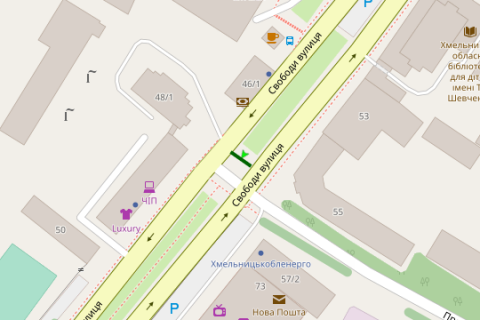 Backlight A in Vasylivka, 2.3x3.14  Svobodi st., 55 scheme