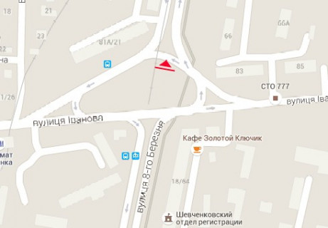 Prismatron, Prism A in Zaporizhzhya, 3x6  Моторобудівельників просп., 66 - Іванова вул. - 661311 scheme