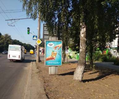 Citylight A in Poltava, 1.2x1.8  Evropejs'ka st., 38-a - Geroiv-cornobil'civ st. Photo 1