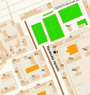 Backlight A in Kherson, 1.2x1.8  Usakova prosp., 68 scheme