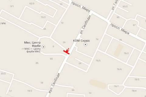 Billboard A in Khmelnitsky, 3x6  Svobodi st., 4 scheme