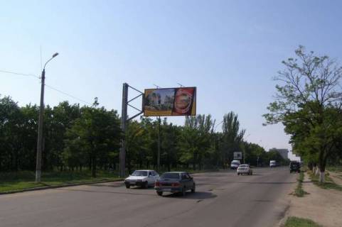 Billboard B in Vasylivka, 3x6  Bogoavlens'kij prosp. (Zovtnevij prosp.) - Starofortecna st. Photo 1