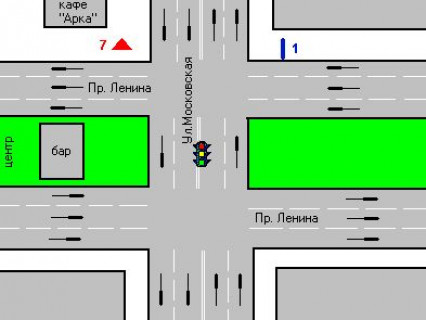 Citylight B in Mykolaiv, 1.2x1.8  Mariupol's'ka st. - Central'nij prosp. (Lenina prosp.), 78 scheme