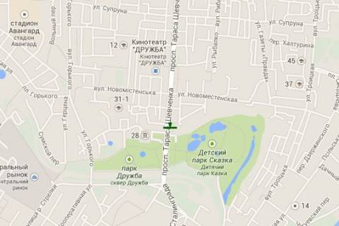 Billboard B in Sumi, 3x6  Sevcenka prosp., 25 (zimna) scheme