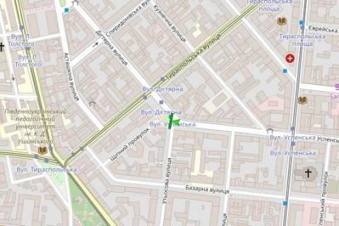 Scrolller, Scroll A in Odessa, 2.3x3.14  Uspens'ka st. - D'ogtarna st. - 42443 scheme