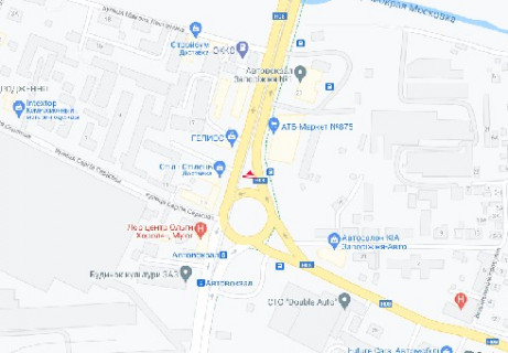 Video Billboard A in Zaporizhzhya, 2.88x5.12  Соборний просп., Автовокзал [2] - 662855 scheme