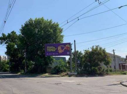 Billboard A in Kherson, 3x6  Filatova st. - Oleksandrivs'ka st. (Cervonopraporna st.) Photo 1