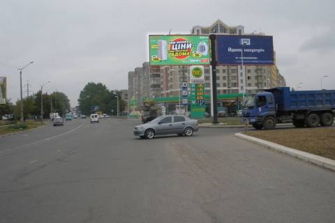 Billboard A in Vasylivka, 3x6  Oleksandra Dovzenka st. - Suhomlins'kogo st. (liva) Photo 1
