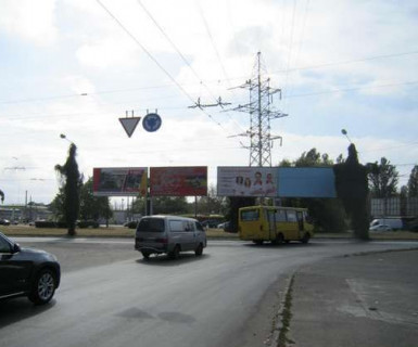 Billboard A in Odessa, 3x6  вул.Космонавтів - вул. 25 Чапаївської Дивізії, 9Б (права сторона лівої конструкції) Photo 1