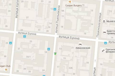 Citylight B in Odessa, 1.2x1.8  Risel'evs'ka st., 13 (naprav vid zalizn. vokzala) scheme