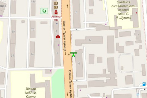 Scrolller, Scroll A in Kyiv, 2.3x3.14  Теліги Олени вул., 6 - 44657 scheme