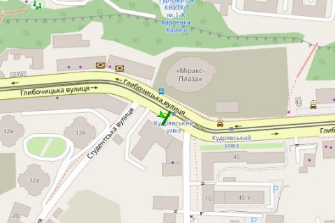 Scrolller, Scroll A in Kyiv, 2.3x3.14  Glibocic'ka st., ./Kudravs'kij uzviz, 7 - 166604 scheme