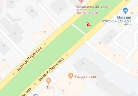 Scrolller, Scroll A in Vinnytsia, 1.2x1.8  Пирогова вул., 17 - 615921 scheme