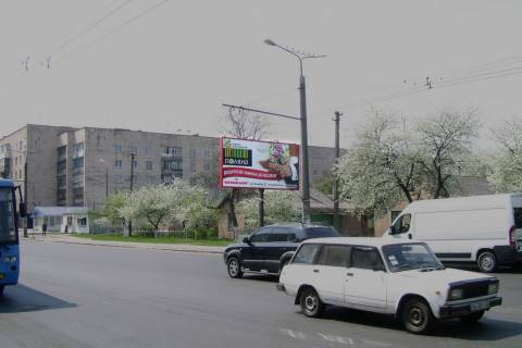 Billboard A in Lutsk, 3x6  Vidrodzenna prosp., 19 Photo 1