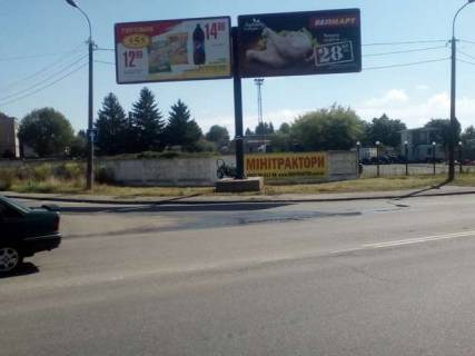 Billboard B in Lutsk, 3x6  Karpenka-Karogo st. - Rivnen's'ka st. (prava) Photo 1