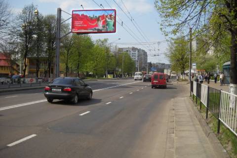 Billboard B in Lviv, 3х6  Lubins'ka st. - Vigovs'kogo st. (Ivana Vigovs'kogo st.) (vid rinku v bik aeroportu) Photo 1