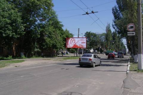 Billboard B in Mykolaiv, 3х6  Pogranicna st. (Cigrina st.) - Puskins'ka st. Photo 1