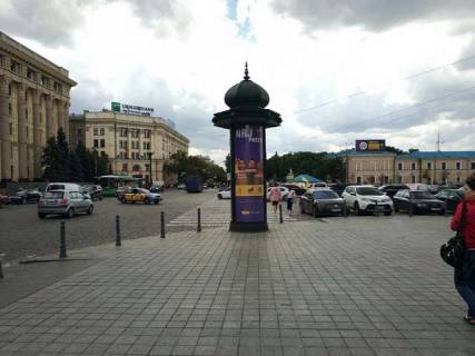 Citylight A in Kharkiv, 1,2х1,8  Sums'ka st., 39 - Svobodi pl., (kolona) (storona A) Photo 1