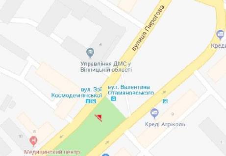 Scrolller, Scroll A in Vinnytsia, 1.2x1.7  Пирогова вул., 6 - 615911 scheme