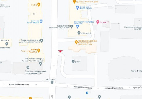 Citylight A in Kyiv, 1.04X1.7  Велика Васильківська вул., 56 (зворотній бік екрану) scheme