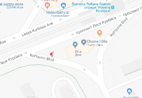 Prismatron, Prism A in Kyiv, 3x6  Леся Курбаса просп., 11/19 - Миколи Руденка бульв. - 616188 scheme