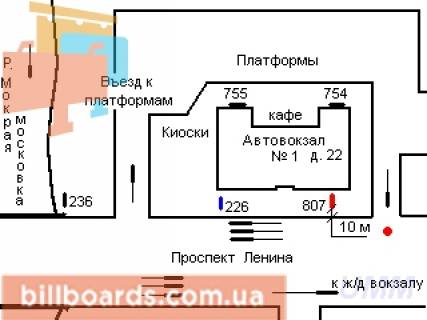 Citylight B in Zaporizhzhya Sobornij prosp., 18 (POLITIKA NET) scheme