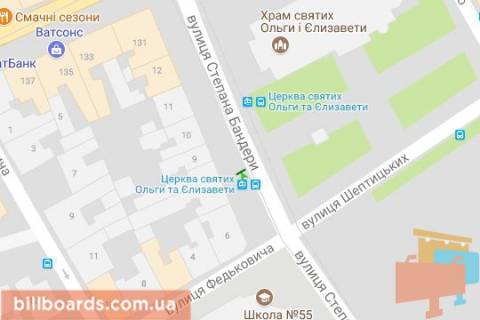 Citylight B in Lviv Kropivnic'kogo pl., 7 scheme