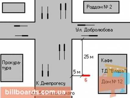 Citylight A in Zaporizhzhya Hmel'nic'kogo Bogdana st., 12 scheme