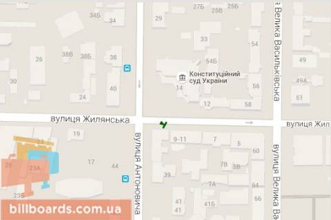 Citylight A in Kyiv, 1,2х1,8  Kirilivs'ka st., naproti bud.126 scheme