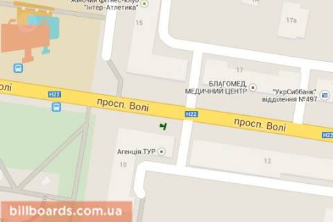 Citylight A in Lutsk Voli prosp., 10 scheme