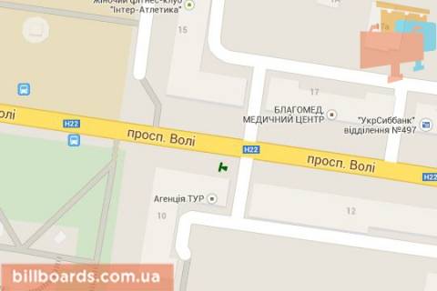 Citylight B in Lutsk Voli prosp., 10 scheme