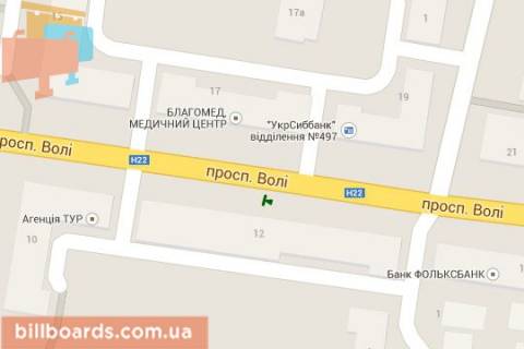 Citylight B in Lutsk Voli prosp., 12 scheme