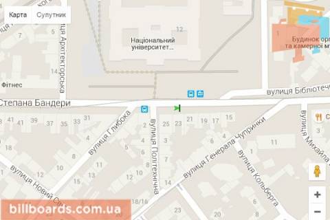 Citylight A in Lviv Stepana Banderi st., 23 (v centr) scheme