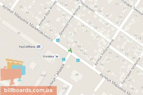 Prismatron, Prism B in Odessa Marsala Malinovs'kogo st. - Ivana ta Uria Lip st. (Gajdara st.), (prizma) (liva) - 42715 scheme