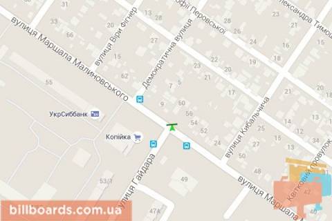 Prismatron, Prism A in Odessa Marsala Malinovs'kogo st. - Ivana ta Uria Lip st. (Gajdara st.), (prizma) (prava) - 91777 scheme