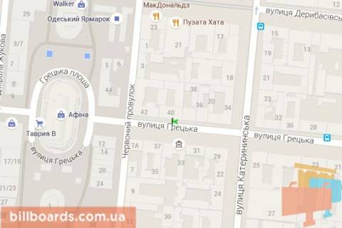 Citylight A in Odessa Grec'ka st., 40 scheme