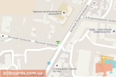 Prismatron, Prism B in Odessa Vodoprovidna st. - Visokij prov. (prava) - 44449 scheme