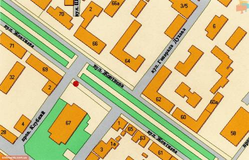 Citylight A in Poltava Sobornosti st., 67 (No1) scheme