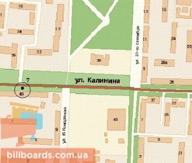 Citylight B in Poltava Ivana Mazepi st., 49 scheme