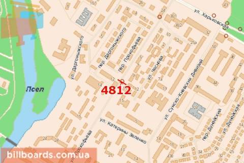 Billboard A in Sumi, 3x6  Svobodi prosp. (Prokof`eva st.), 11 scheme