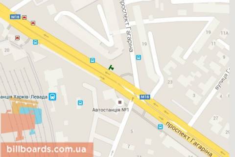 Scrolller, Scroll A in Kharkiv, 2.3x3.14  Gagarina prosp. - Vernads'kogo st. - 60167 scheme